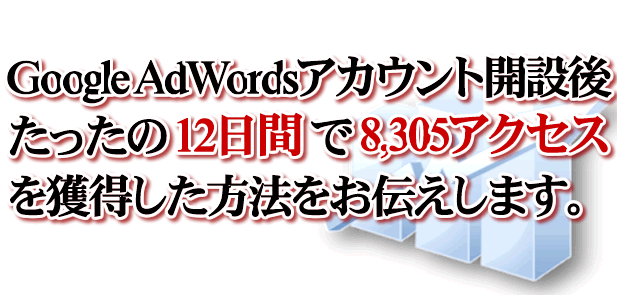 PPC・たった12日間で8,305アクセスを獲得する方法